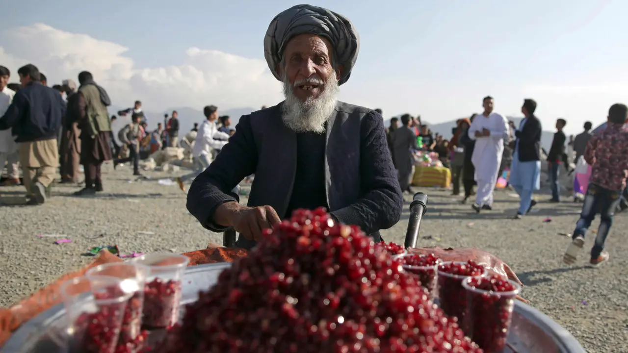 Keseruan Warga Afghanistan Rayakan  Tahun Baru Persia