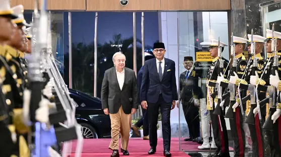 Tiba di Indonesia, Sekjen PBB Akan Bertemu Presiden Prabowo
