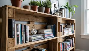Cara Membuat Rak Buku dari Kayu Bekas Palet/Gemini AI