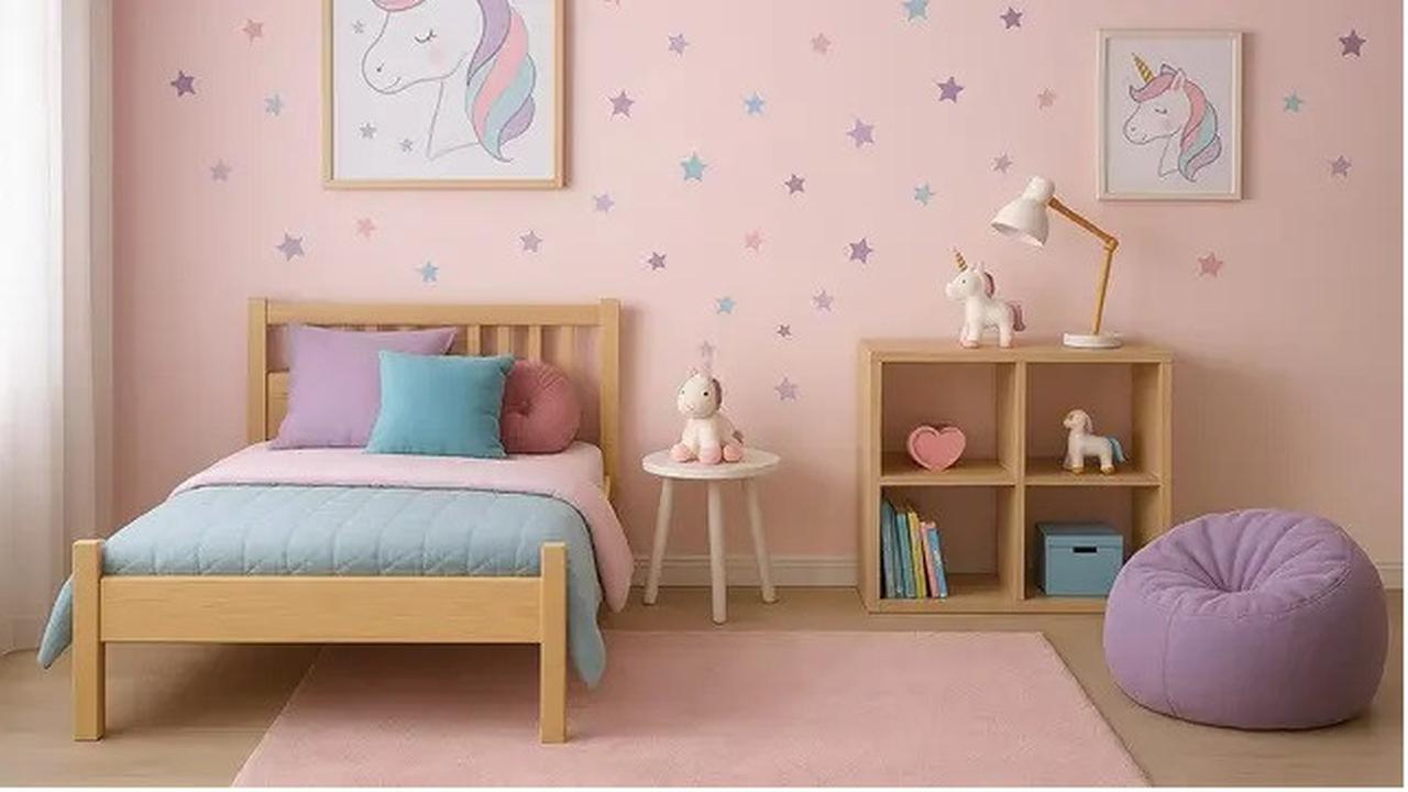 Referensi Desain Kamar Anak Perempuan/AI