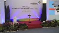 Presiden Joko Widodo (Jokowi) bakal meresmikan perluasan terminal bandara baru Sultan Thaha, Jambi. 