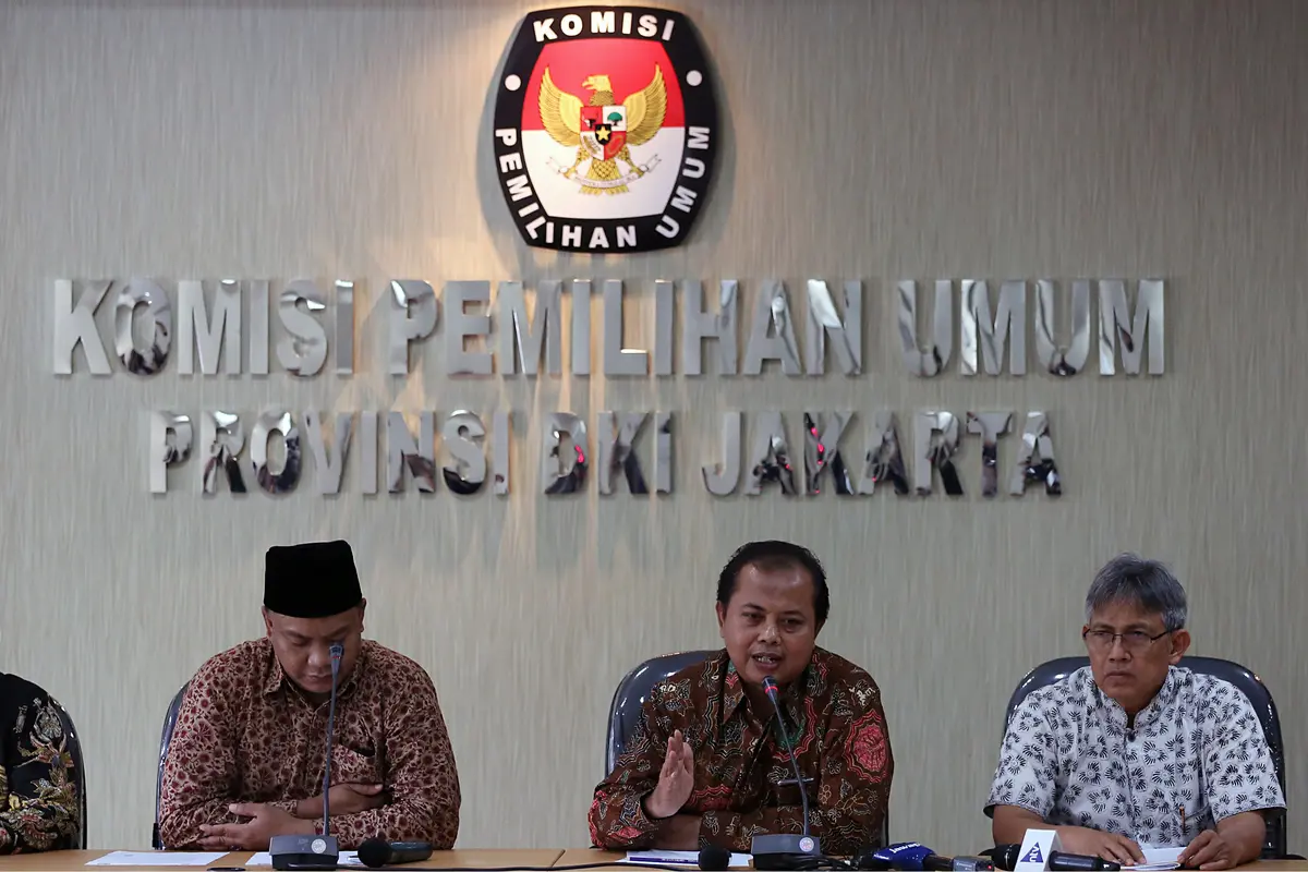 20161021- KPU DKI Jakarta Umumkan Tanggal Penetapan Nomor Urut Pasangan Cagub dan Cawagub DKI-Jakarta-Johan Tallo
