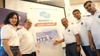 Jajaran Direksi PT Pasifik Satelit Nusantara (PSN) foto bersama seusai mengumumkan rencana peluncuran Satelit Nusantara Satu di Jakarta, Rabu (23/1). PT PSN akan meluncurkan Satelit pada 18 Februari 2019. (Liputan6.com/HO/Ading)