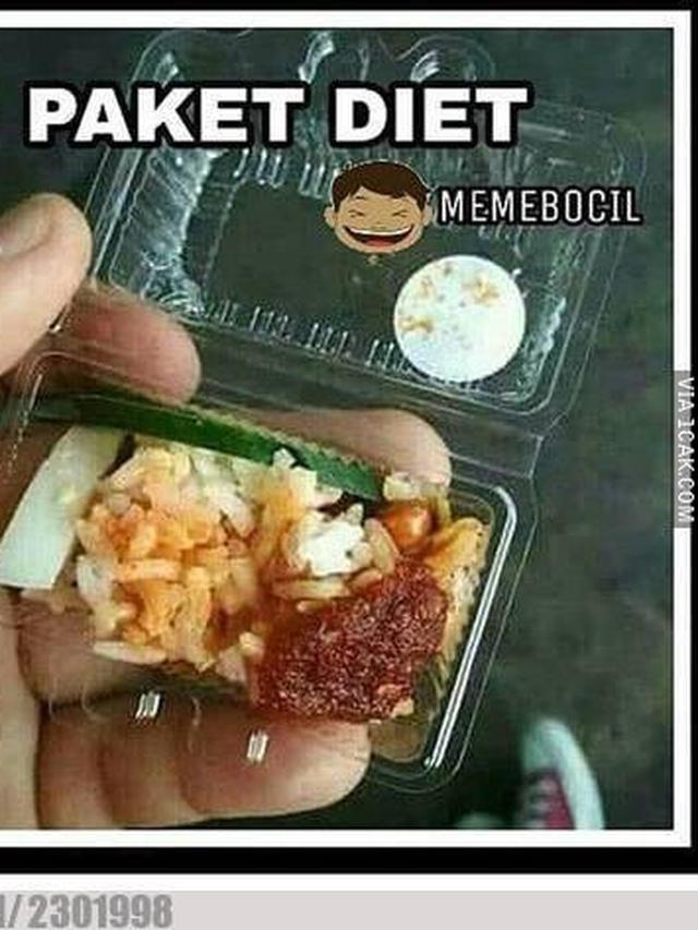 6 Menu Diet Demi Kurus Jelang Lebaran Ini Nyeleneh Banget, Kocak