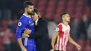 1. Diego Costa (Chelsea) – Pria berdarah Brasil ini akhirnya memustuskan meninggalkan Stamford Bridge. Ketidakharmonisan dengan sang pelatih menyebabkan striker 28 tahun ini terdepak dari skuat utama Chelsea besutan Antonio Conte. (AFP/Glyn Kirk)