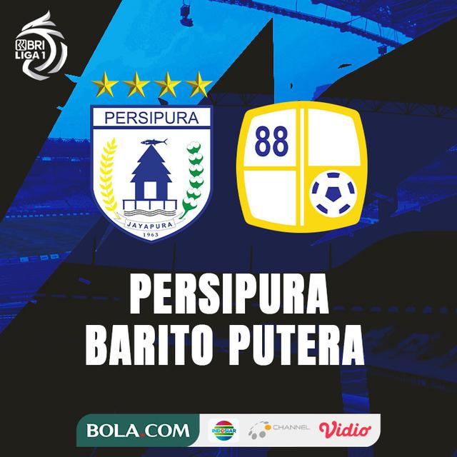 BRI Liga 1 - Persipura Jayapura Vs Barito Putera