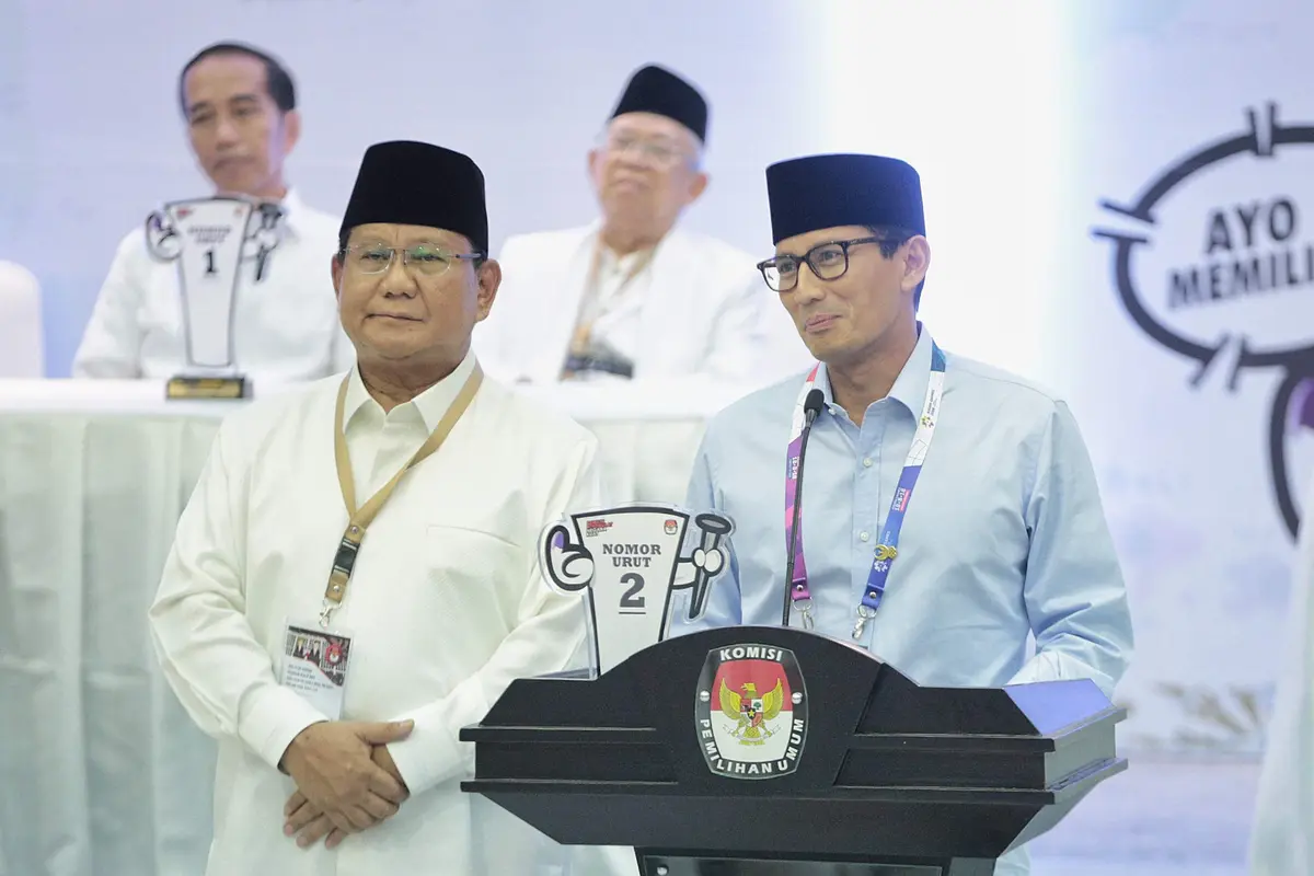 Gaya Pidato Jokowi-Ma'ruf dan Prabowo-Sandi Usai Dapat Nomor Urut
