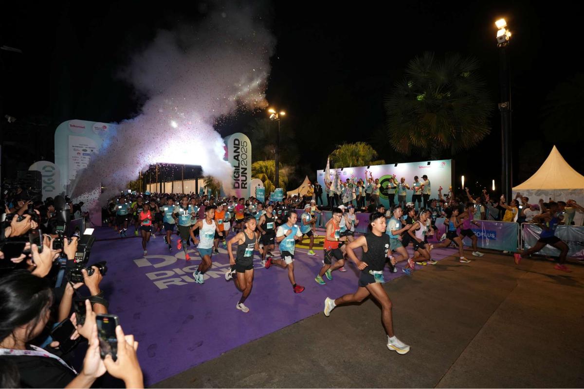 Antusiasme 12.500 Pelari Ramaikan Digiland Run 2025