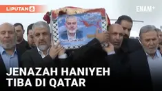 Jenazah pemimpin politik tertinggi Hamas, Ismail Haniyeh, tiba di ibu kota Qatar, Doha, pada hari Kamis. Haniyeh dan pengawalnya tewas dalam serangan udara dini hari di Teheran, Iran. Iran dan kelompok militan Hamas menuduh Israel atas pembunuhan men...