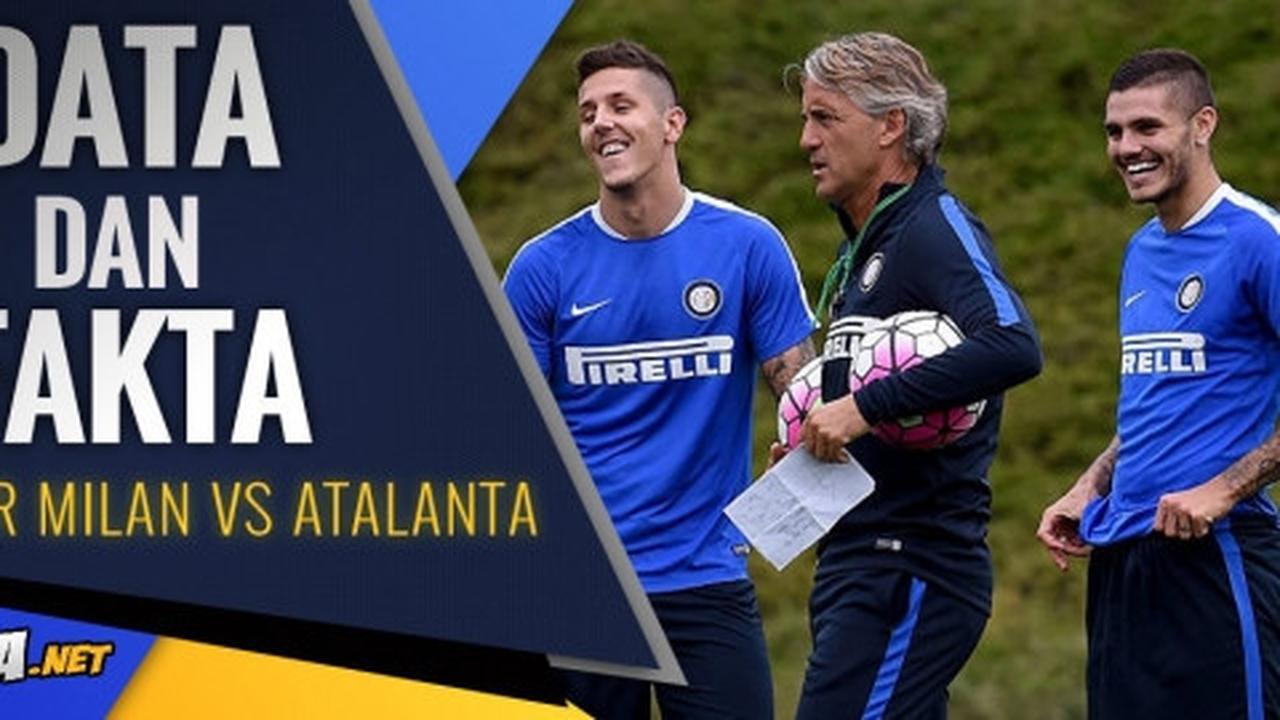 Data dan Fakta Serie A: Inter Milan vs Atalanta