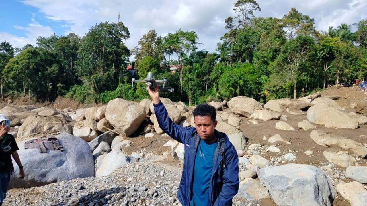 BKSDA Sumbar Gunakan Drone Thermal untuk Pencarian Korban Banjir Bandang Agam