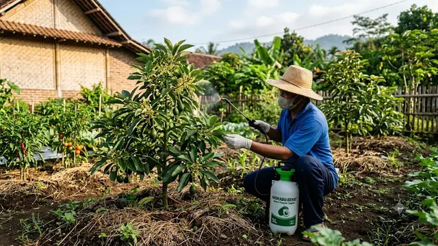 Cara Membuat Pohon Alpukat Kerdil Cepat Berbuah/AI Generated