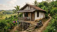 7 Contoh Rumah Murah Rp50 Juta di Desa dengan Tanah Miring, Solusi Hemat yang Tetap Nyaman