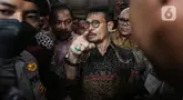 Mantan Menteri Pertanian Syahrul Yasin Limpo (SYL) usai mengikuti sidang pembacaan putusan di Pengadilan Tindak Pidana Korupsi (Tipikor) Jakarta, Kamis (11/7/2024). (Liputan6.com/Angga Yuniar)