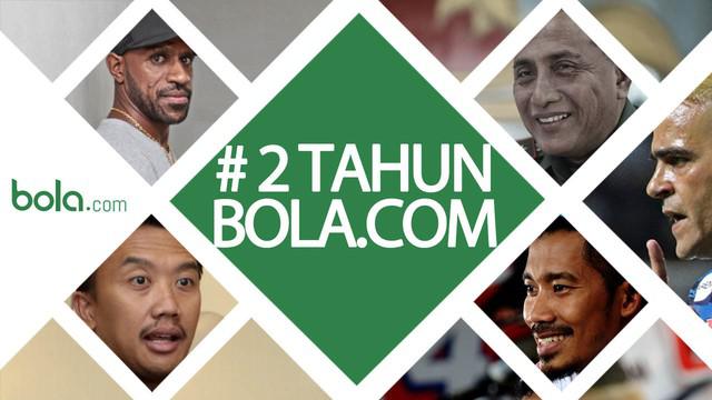 Video ucapan selamat untuk Bola.com yang berusia 2 tahun pada 28 April 2017.