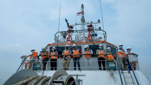 PT Jasa Armada Indonesia Tbk (IPCM) menyelenggarakan port visit di Tanjung Priok, Jakarta pada, Senin, 20 Desember 2021 (Foto: PT Jasa Armada Indonesia Tbk)