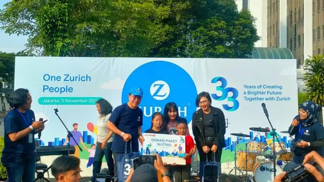 Ulang Tahun ke-33, Zurich Indonesia Gelar Donasi dan Sesi Hidup Sehat di CFD.