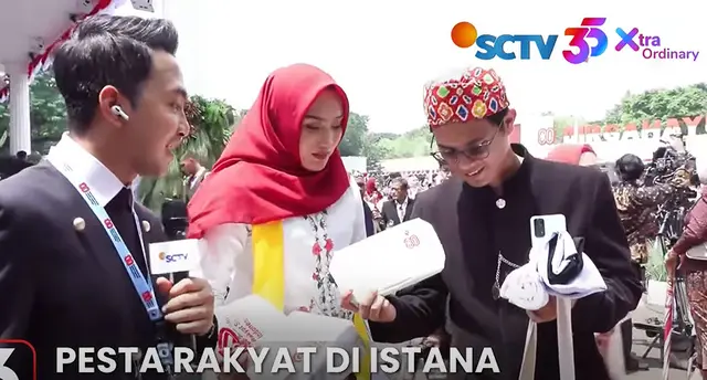 Potret suvenir HUT RI ke-80 di Istana Merdeka, ada payung hingga buku Prabowo: Rekam Foto Sang Patriot