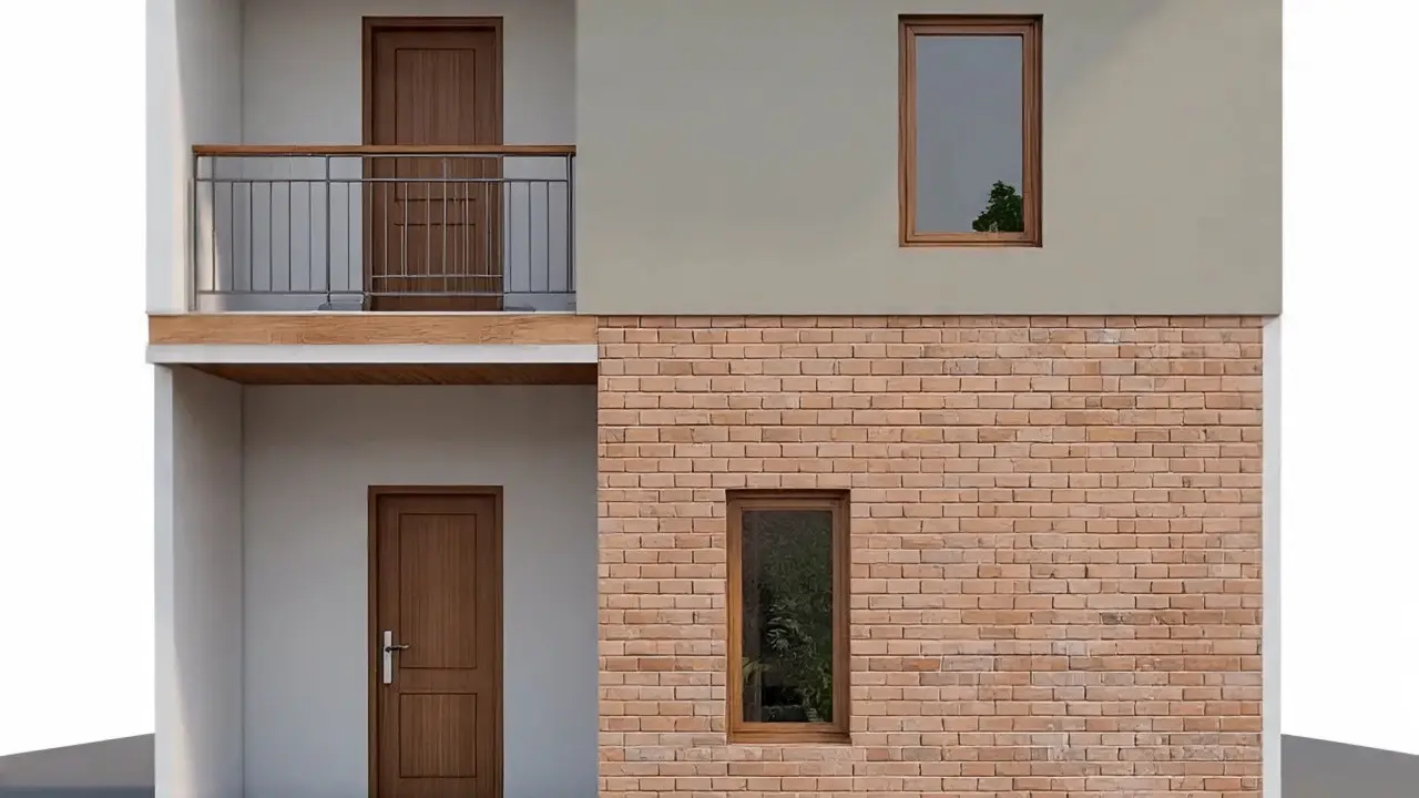 Desain Rumah 2 Lantai Sederhana dan Biaya 100 Juta