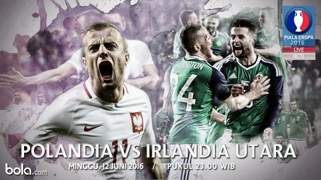 Eropa 2016 Polandia Vs Irlandia Utara (Bola.com/Adreanus Titus)
