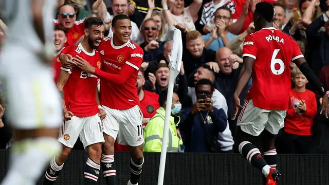 Gelandang Manchester United, Bruno Fernandes.