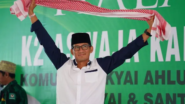 Sandiaga Kampanye di Temanggung