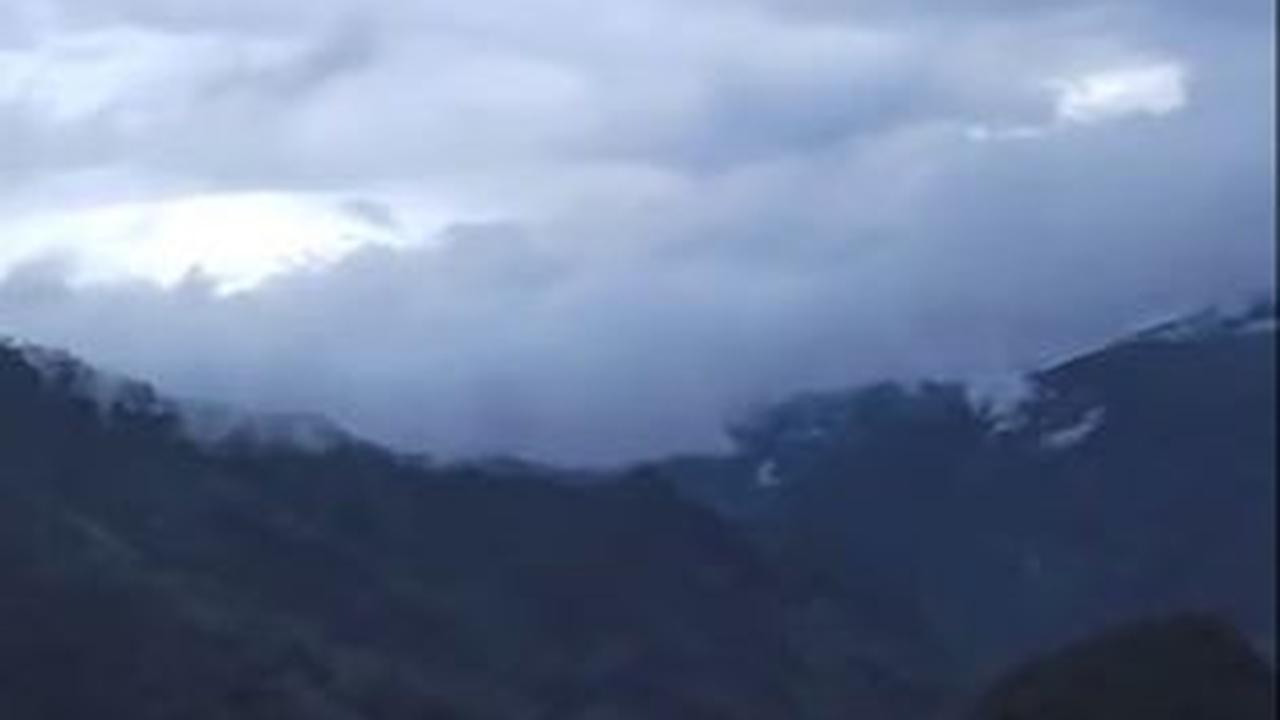 Dalam video, pemandangan hijau terlihat sejauh mata memandang.