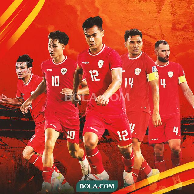 Timnas Indonesia - Nathan Tjoe-A-On, Rafael Struick, Pratama Arhan, Asnawi Mangkualam, Jordi Amat