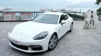 Porsche Panamera diuji di jalanan Taiwan oleh sejumlah jurnalis dari Indonesia, Malaysia dan Thailand. (Septian/Liputan6.com)