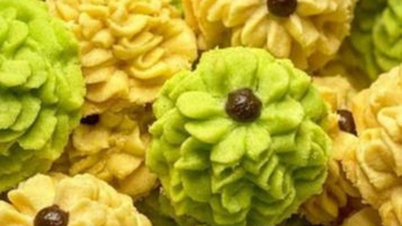 5. Resep Kue Semprit Matcha<br>