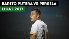 Berita video highlights Liga 1 2017, Barito Putera Vs Persela Lamongan di Stadion 17 Mei Banjarmasin, Sabtu (11/11/2017).