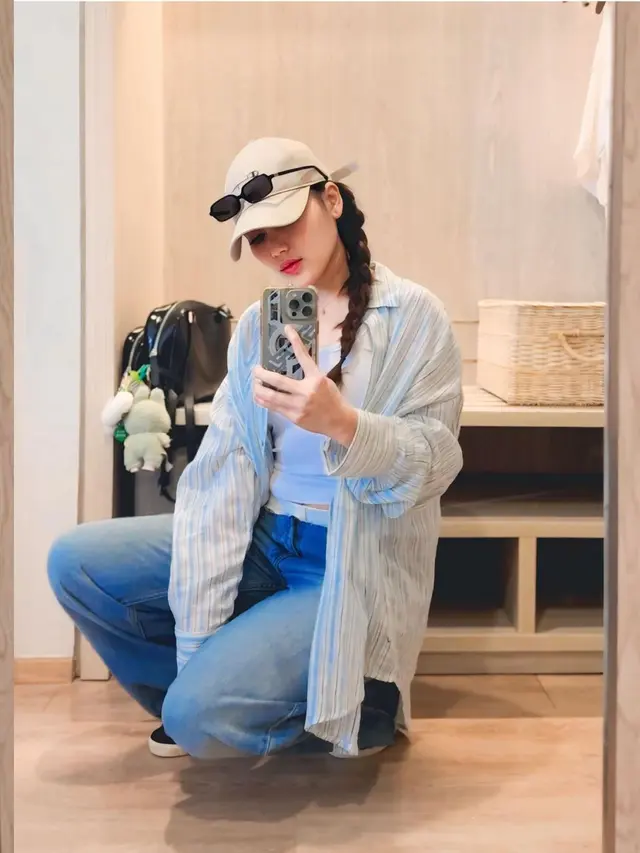 Ayu Ting Ting dengan tampilan asiknya (Instagram/ayutingting92)