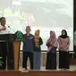 Menteri Pertanian (Mentan) Andi Amran Sulaiman memberikan Kuliah Umum Industri Pertanian era 4.0 kepada ribuan mahasiswa UIN Alauddin Makassar, Kamis (19/9).