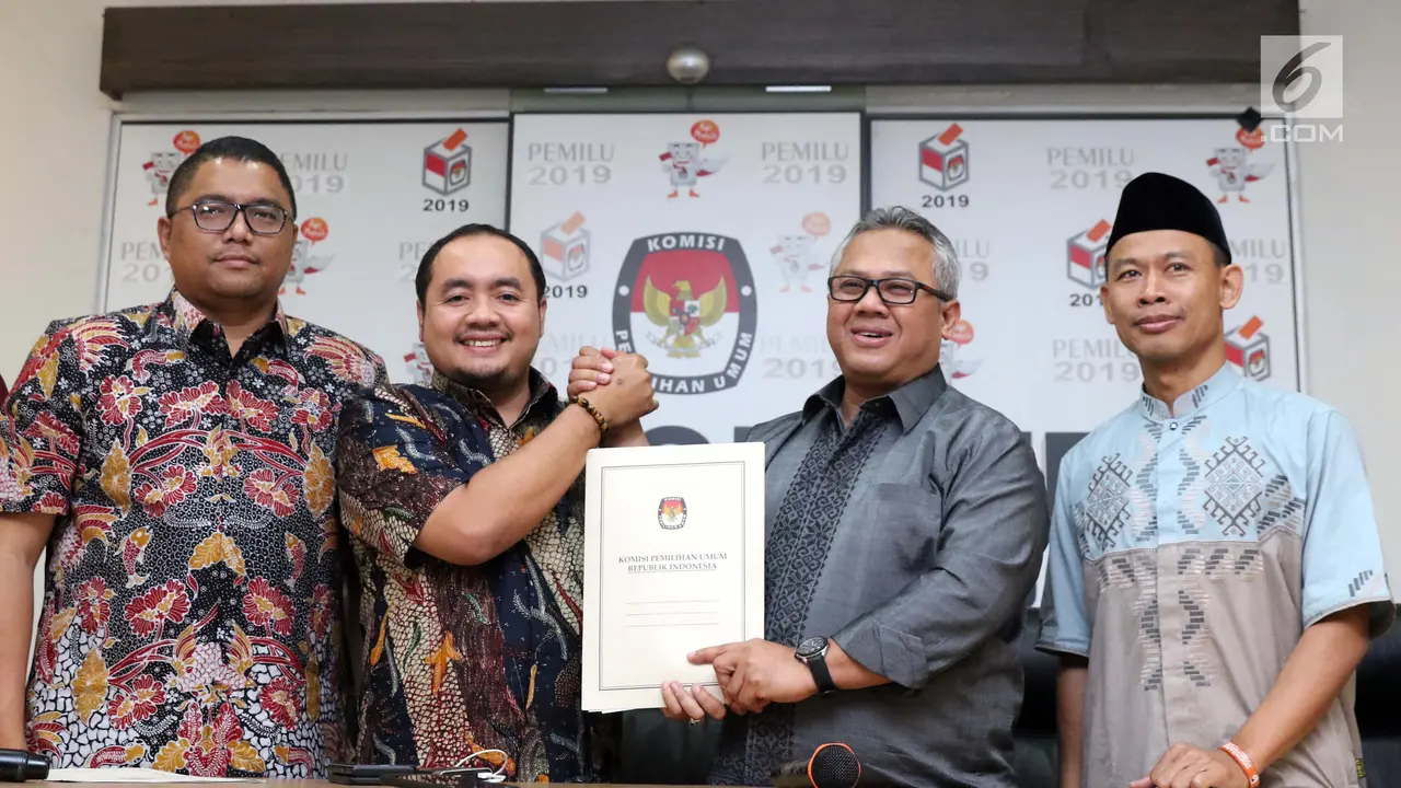 Ketua KPU Sampaikan Hasil LPSDK Parpol Peserta Pemilu 2019