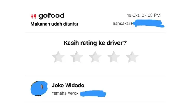 6 Nama Driver Ojol Joko Widodo Ini Bikin Pelanggan Jadi Salah Fokus