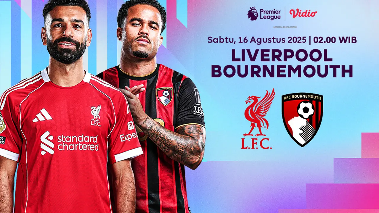 Live Streaming Premier League 2025 Liverpool vs Bounermouth Eksklusif di Vidio