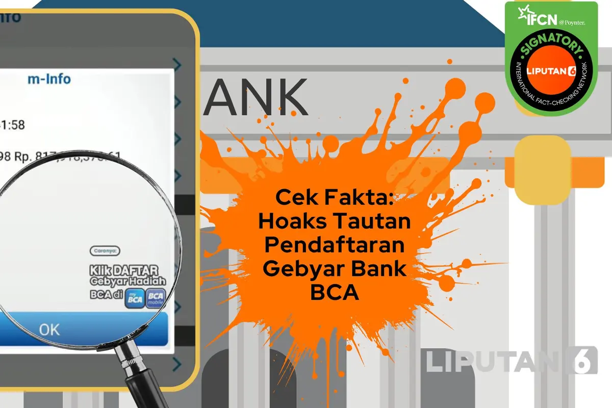Cek fakta tautan pendaftaran gebyar BCA 2025