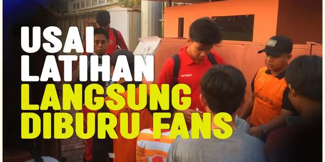 VIDEO: Usia Gelar Latihan Jelang Laga Kedua Piala AFF U-19 2024, Pemain Timnas Indonesia U-19 Diburu Fans