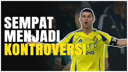 VIDEO: Momen Gol Kontroversial Cristiano Ronaldo Saat Al Nassr Hadapi Al Shabab di Liga Arab Saudi