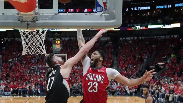 Pelicans vs Blazers di play-off NBA