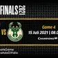 Jadwal dan Link Live Streaming NBA Final Game 4 Kamis 15 Juli 2021 di Vidio, Penentuan Juara Baru. (Sumber : dok. vidio.com)