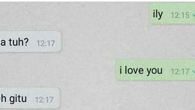 6 Chat Bilang ‘Sayang Kamu’ ke Pacar Ini Kocak Tapi Romantis, Bikin Baper