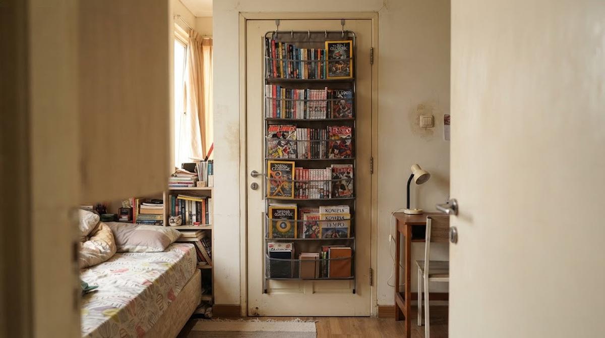 Ide Penyimpanan Koleksi Buku di Kamar Sempit