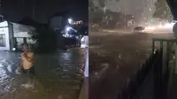 Banjir Melanda Bandar Lampung, Ketinggian Air Capai Pinggang Orang Dewasa