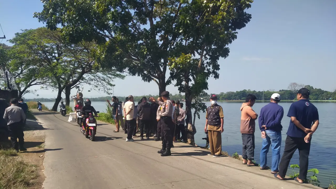 Lokasi penemuan jasad bayi di Gowa
