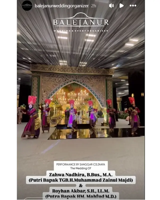 Mahfud MD dan TGB Zainul Majdi sah jadi besan, ini 8 momen akad dan resepsi pernikahan anaknya