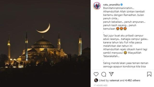 Ratu Anandita - Mario Irwinsyah (Foto: Instagram/@ratu_anandita)