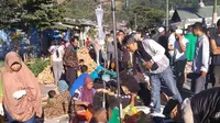 Korban gempa Lombok, Nusa Tenggara Barat, Minggu (29/7/2018). (Istimewa)