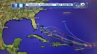 Terjangan Badai irma. (WFLA/AP)