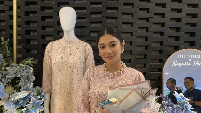 Cara Naysilla Mirdad memilih baju lebaran untuk keluarga